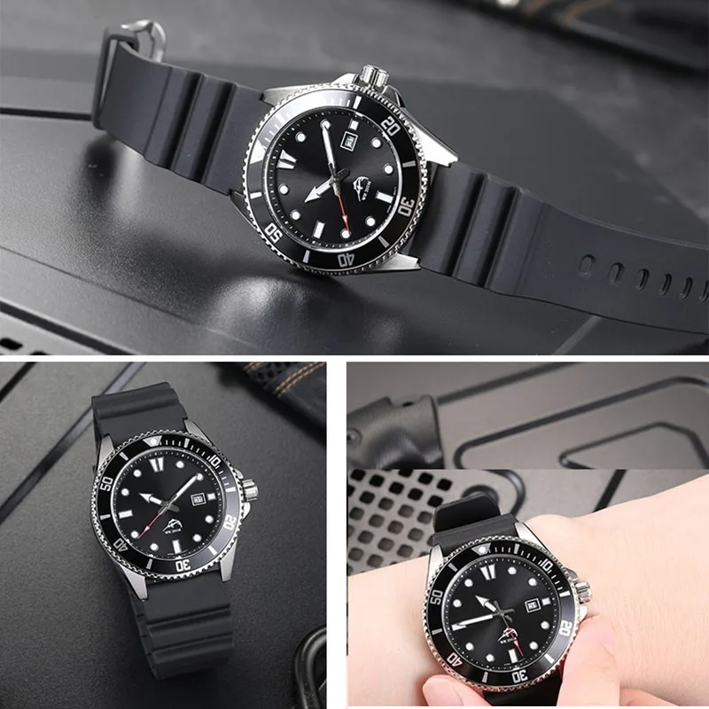 MDV-106 Резиновый ремешок для часов Casio Swordfish MDV 106 MDV106 MTP-VD01 Water Ghost Ocean Heart 22 мм Водонепроницаемый спортивный ремешок для часов
