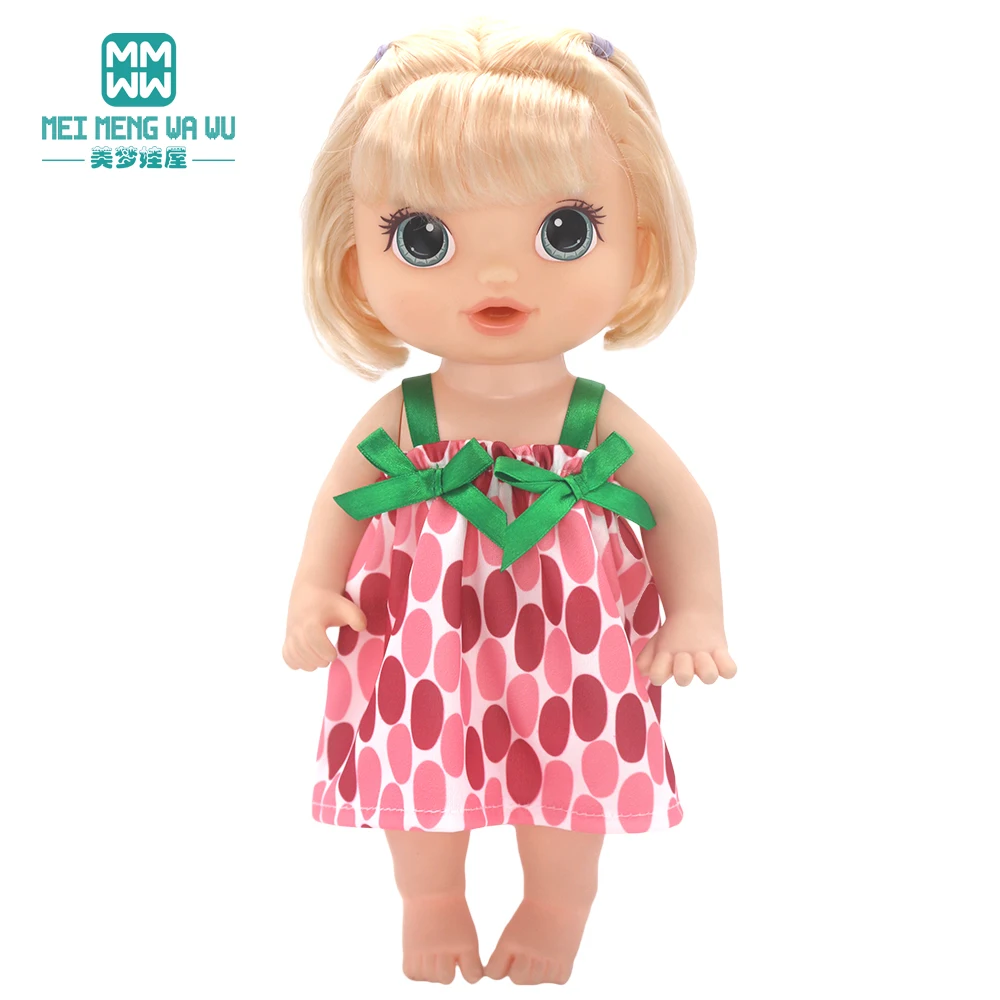 Doll Accessories Gift for 12inch 30-40cm NEW clothes Fashion T-Shirt jumpsuit dressBABY ALIVE Nenuco Nancy