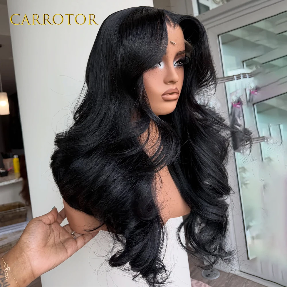 New Trend Lagos Hairline Loose Deep Wave Wig 13x4 HD Lace Frontal Glueless Wigs 100%  Human Hair Pre-Plucked Ready To Go