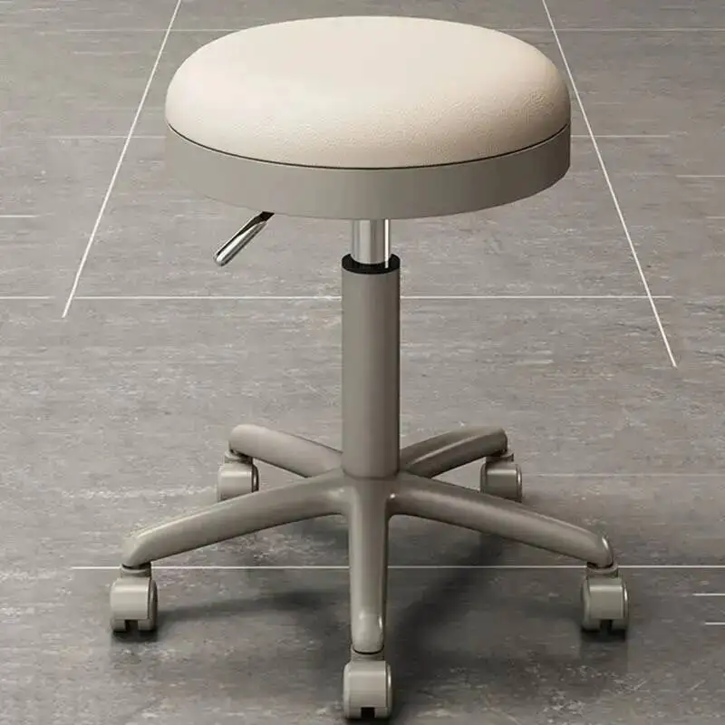 Pedicure Wheeled Tattoo Makeup Chair Beauty Salon Professional Barber Chair Manicure Esthetician Stool Taburete Furniture AA