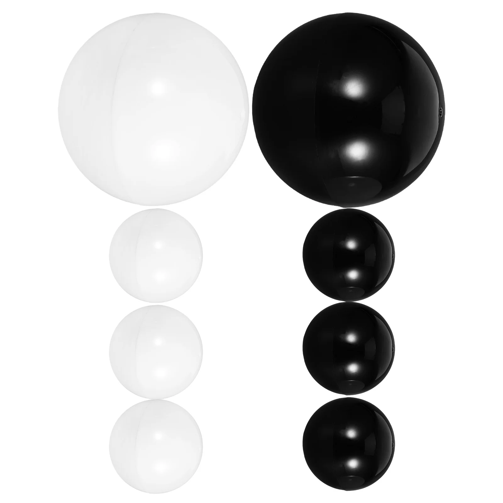 

8pcs Ball Round Vending Machine Claw Toys Gumball Prizes Birthday Decor Hollow Lottery Balls
