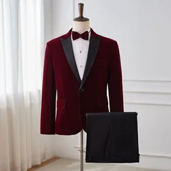 O914Suit suit business casual jacket groom wedding best man dress