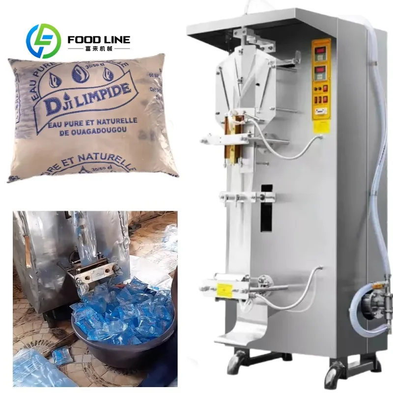 Fully Automatic Water Sachet Packaging Machine Customized Features for Coconut Milk Juice Beverage Plastic Pouch Bagging Sealing