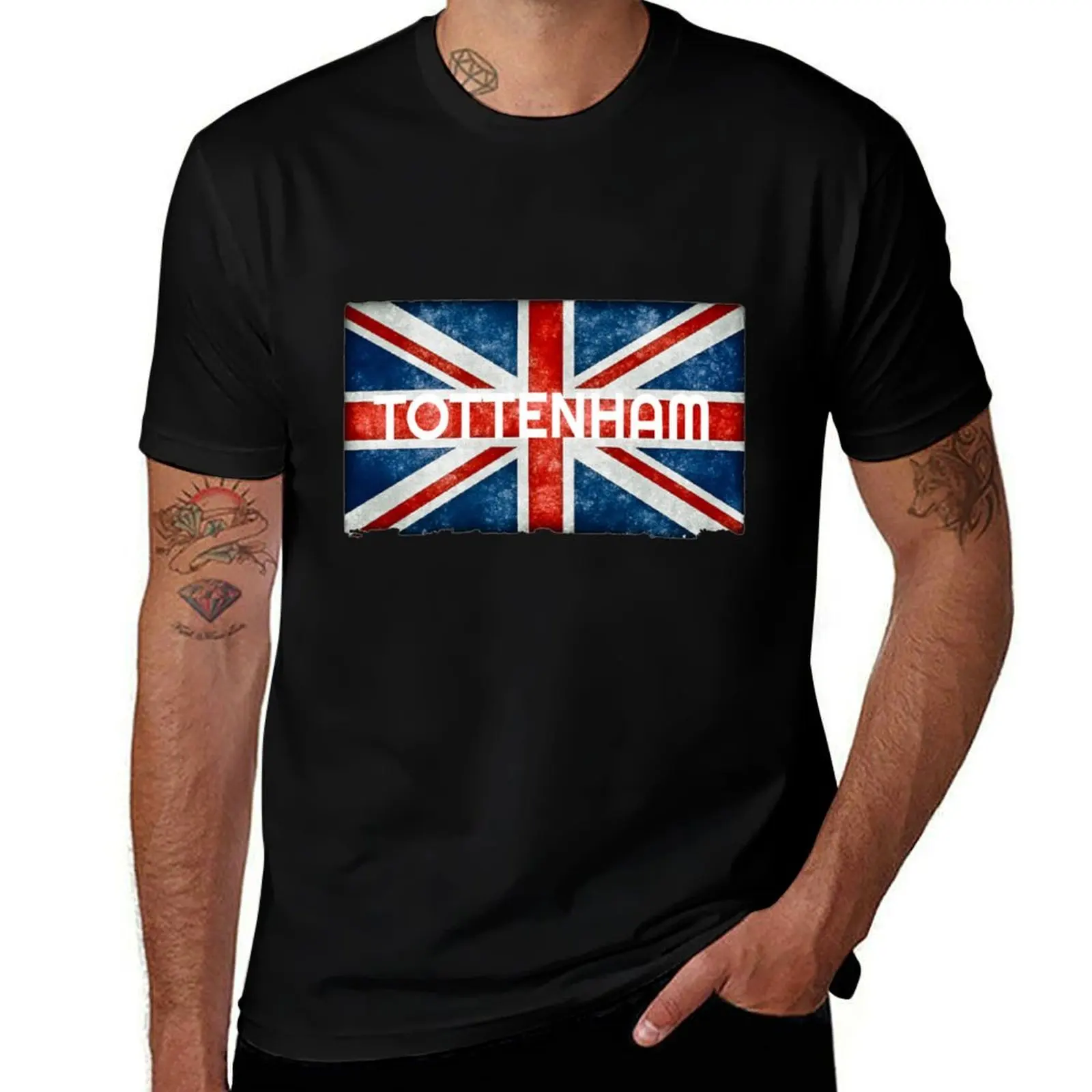 Tottenham, United Kingdom T-Shirt luxury clothing labubu cute clothes mens cotton t shirts