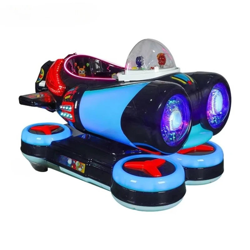 

New Shopping Mall Amusement Plastic Kiddie Rides New Interactive Children Electric Swing Machine Rocking Car Game Machine