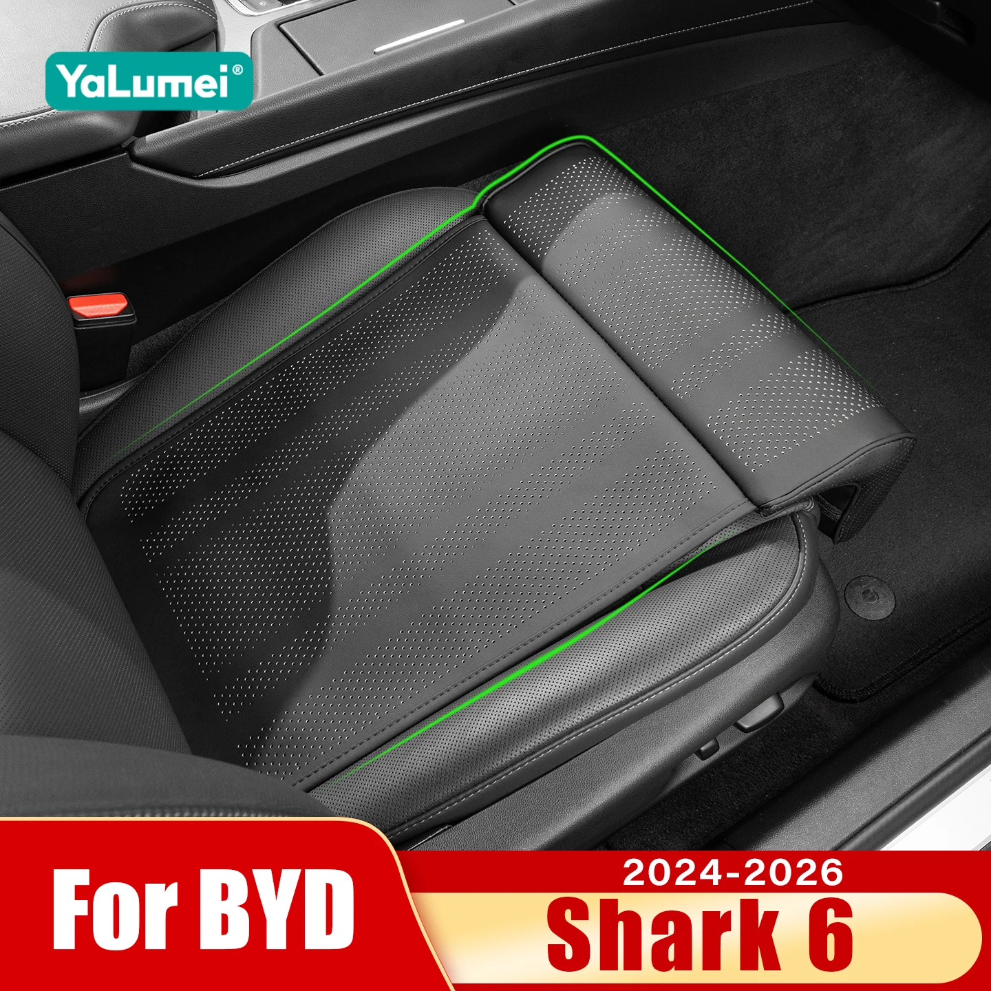 Für BYD Shark 6 2024 2025 2026 PHEV Auto-Sitzbein-Stützkissen Vordersitzkissen Verlängertes Polster Ruheauflagen Weiches Kissen