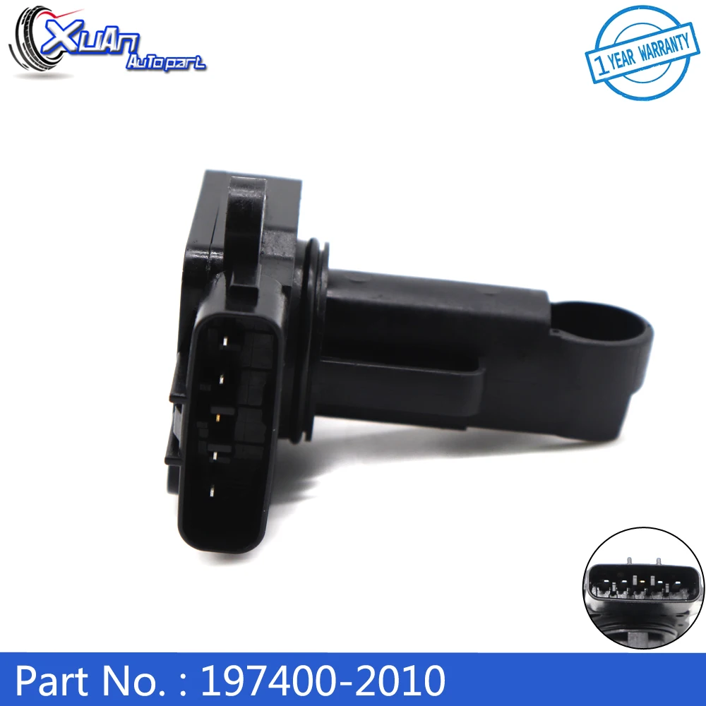 

Автомобильный датчик расхода воздуха XUAN MAF 197400-2010 для Mazda 2 3 5 6