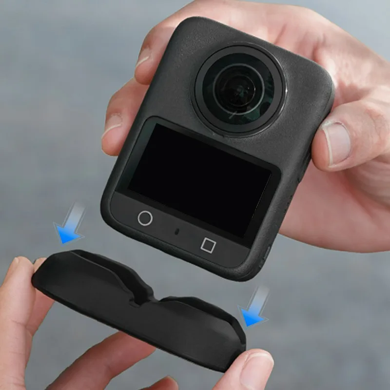 Funda de silicona para cámara DJI Osmo 360, funda protectora anticaída para cámara, Base de silicona para accesorios de funda para cámara DJI Osmo 360