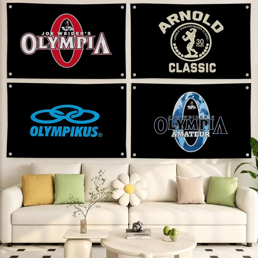 Brand Olympia Fitness Flags Flags, Room, Dormitory, Camping, Party, Home Decor Gifts
