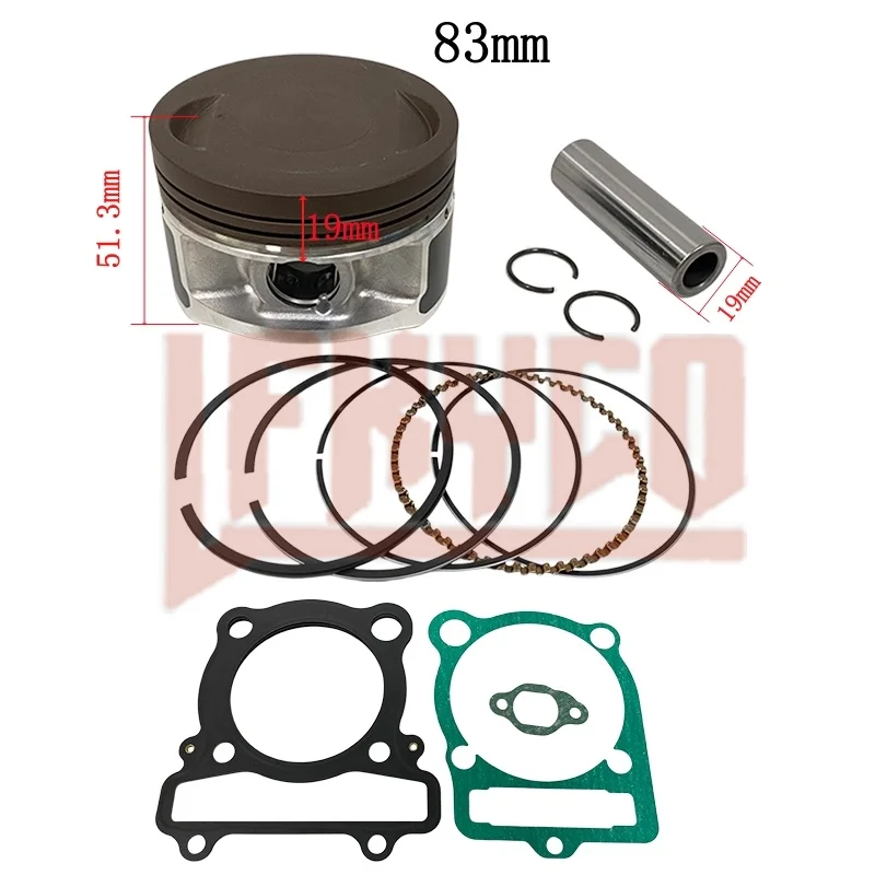 ATV 83mm Bore Piston Gaskets Rebuild Kit For Yamaha YFM350 Raptor Grizzly Warrior Wolverine Bruin Moto-4 350 Engine Repair Set