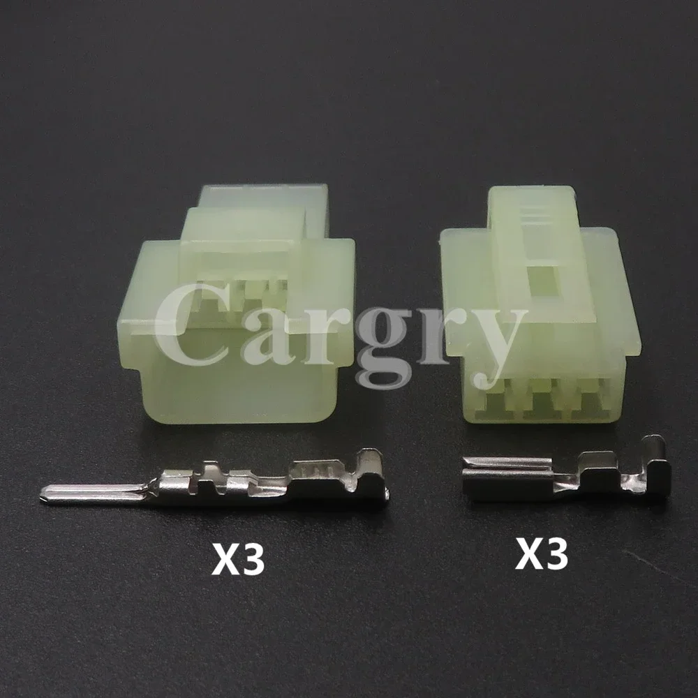 1 Set 3P 6090-1131 6090-1136 Car Wiring Terminal Socket AC Assembly Auto Male Female Docking Electric Wire Connector - Detail 1