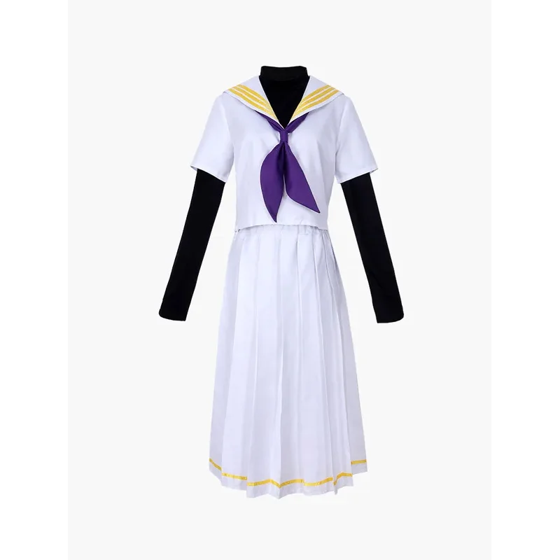 Blue Archive Yurizono Seia Cosplay Costume Wig And Uniform Set for Girls Cute Halloween Dress Clothing as Iochi Marī Kozeki Ui