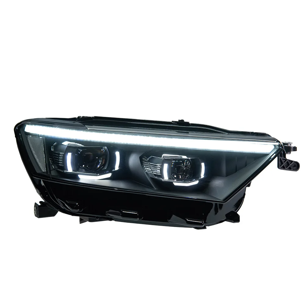 Applicable 18-20 Model T-Roc Headlight Assembly Modified LED Daytime Running Lights Laser Lens Flowing Turn Signals 12V 30W