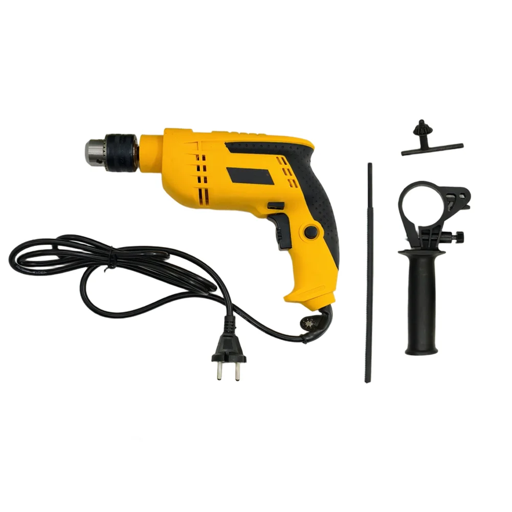 710W 1200W Corded Hammer Drill Multi-angle Auxiliary Handle For Wood Concrete Drilling Screwdriving Home Improvement Power Tool