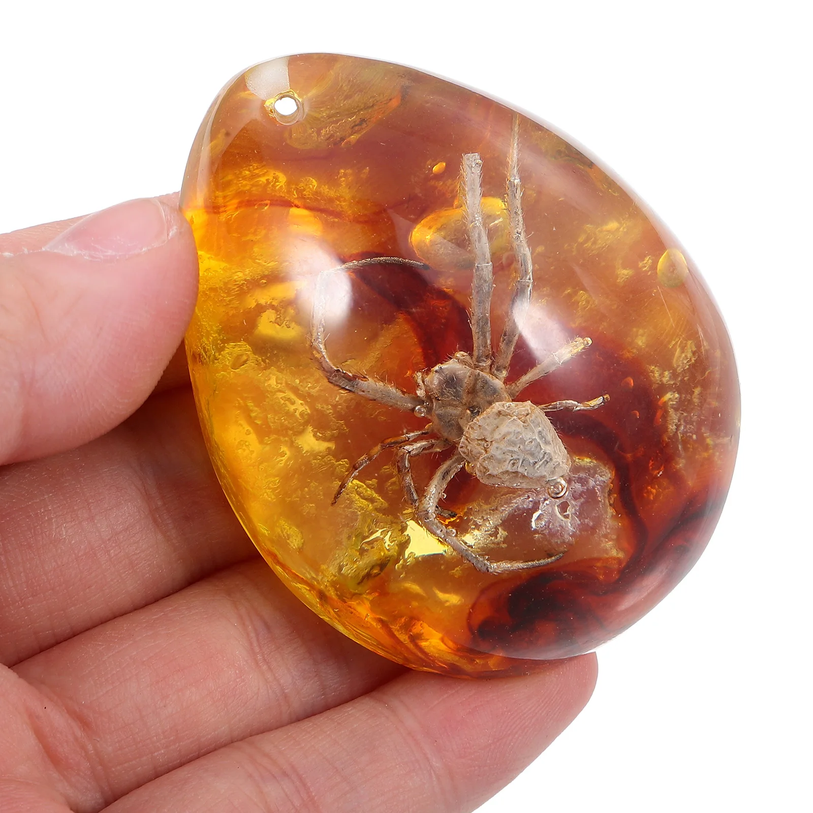 

Amber Insect Specimen Resin Decorations Ornament Decorative Spider Artificial Ancient