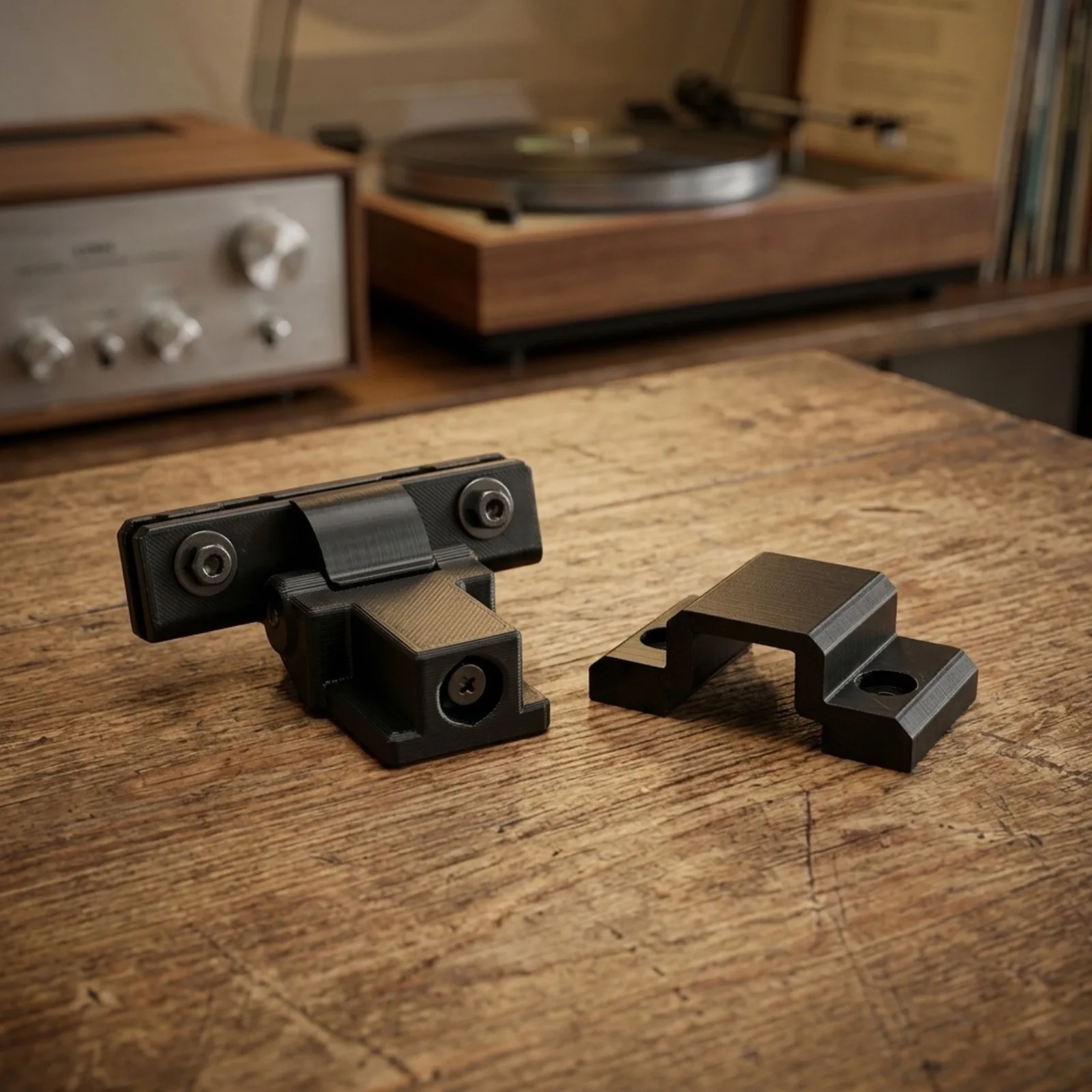 Black Dust Cover Hinges Set For Technics For SL1200 For MK2 MK3D For MK5 MK6 For SL1210 M5G Turntable Replacement