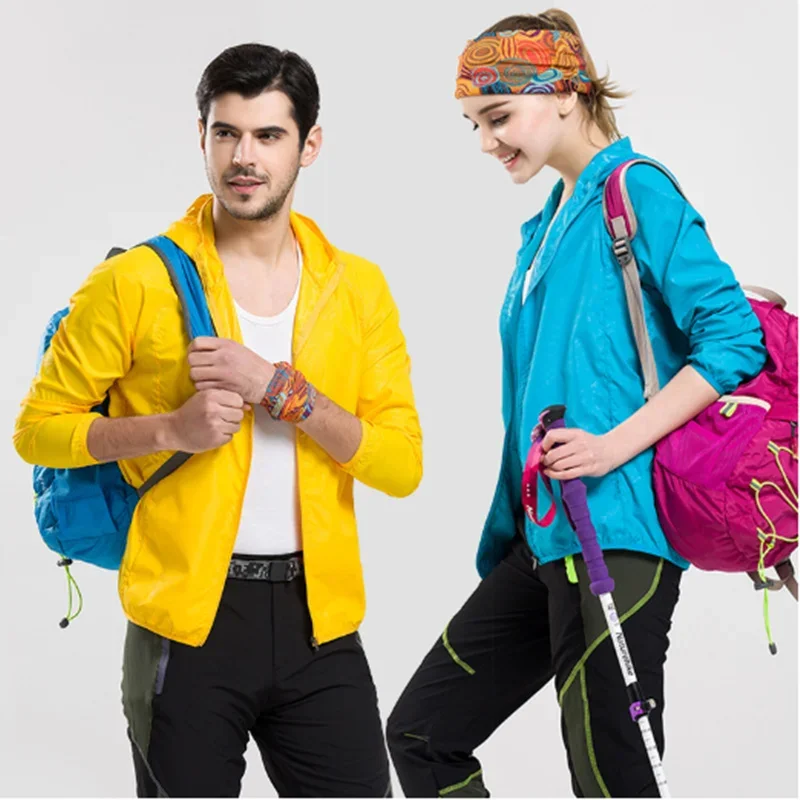 Outdoor Clothing Women's Men's New Quick-drying Skin Windbreaker Camping Fishing Trekking Running Cardigan