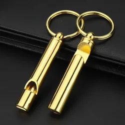 Men Mini Metal Bottle Opener Key Chain Multifunctional Survival Whistle Keychain For Camping Hiking