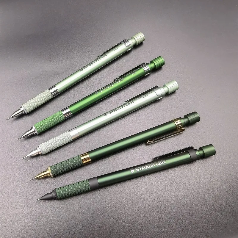 Japanese STAEDTLER Green Series Limited 925 HB Metal Drawing Automatic Pencil 0.5mm School Student Writing Mechanical Pencil