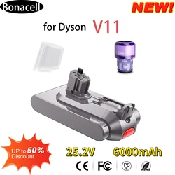 25.2V 6000mAh Battery for Dyson V11 SV15 Serie Vacuum Cleaner Fluffy 970145-02 replacement Battery Buckle version