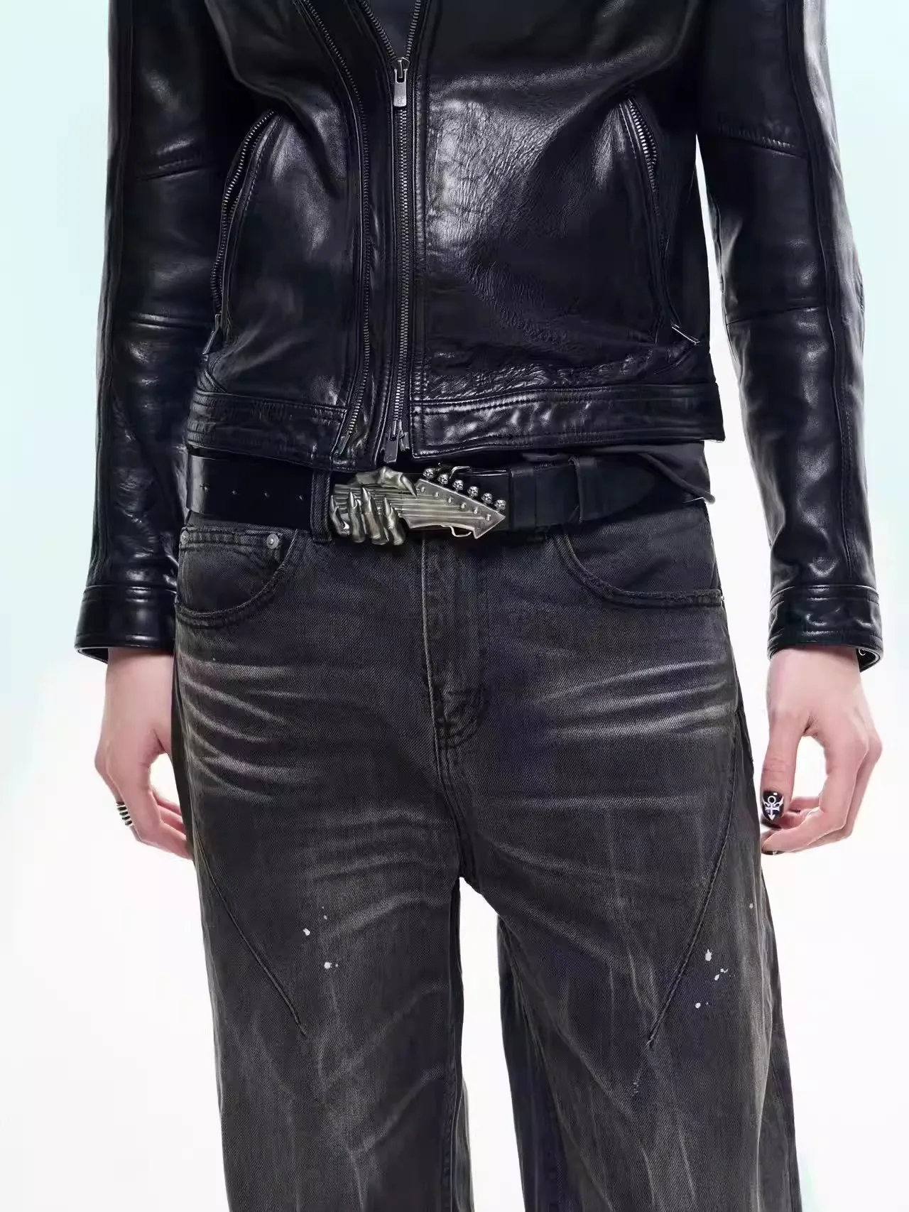 Men Women's Vintage Designer Buckle Leather Corset Female Cummerbund Coat Waistband Dress Decration Wide Belt J207