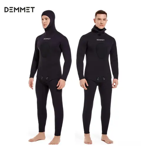 Nuevo traje de neopreno SCR de 7MM para pesca submarina, pantalones superiores para hombre, equipo de traje de buceo, pesca submarina, canoa, kitesurf, traje de baño