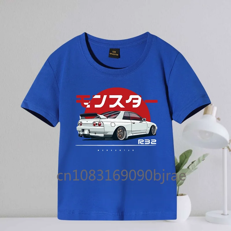 Fashion Kids cool CARS letter Pattern Printing Boys Breathable 100% Cotton T-shirt Short Sleeve Round Neck Gilrs Tops For Summer