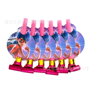 Marienkäfermädchen Einladungen Ziehen Flaggen Tischdecke Pappbecher Abendessen Geschirr Kuchen Gabeln Stoffpapier Drachen Party Dekoration 12 Hauptverkäufe Lady Bug Geburtstagdekoration - №10