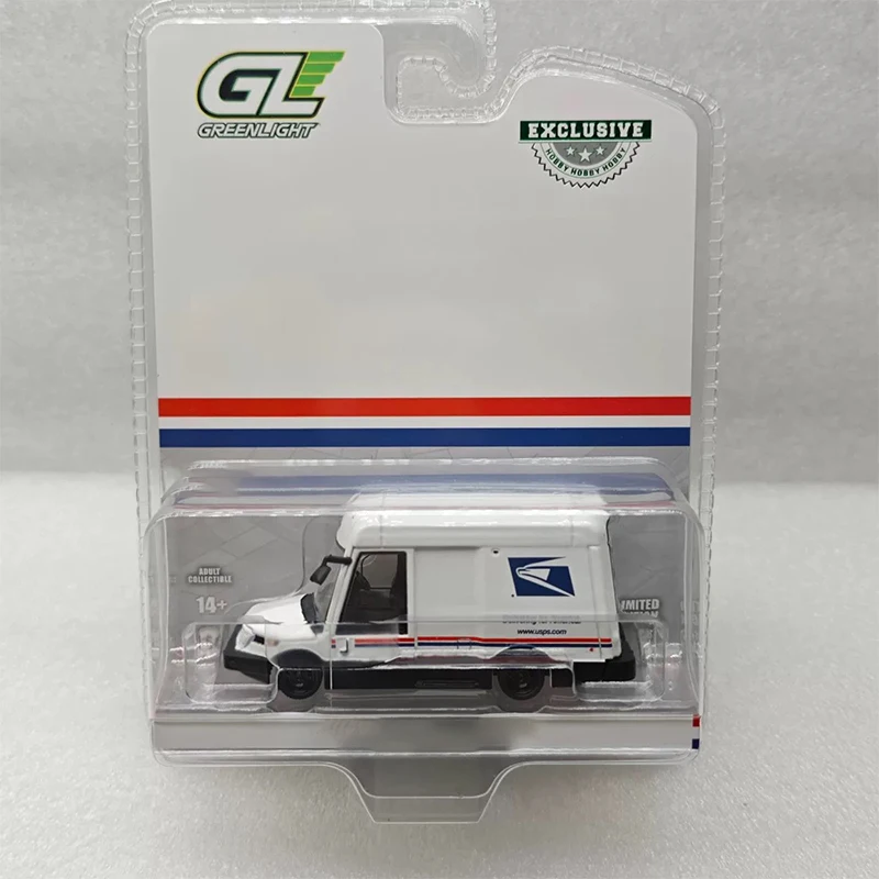 

GreenLight 1:64 машинный грузовик-фургон, модель автомобиля из сплава, коллекция украшений, детские подарки