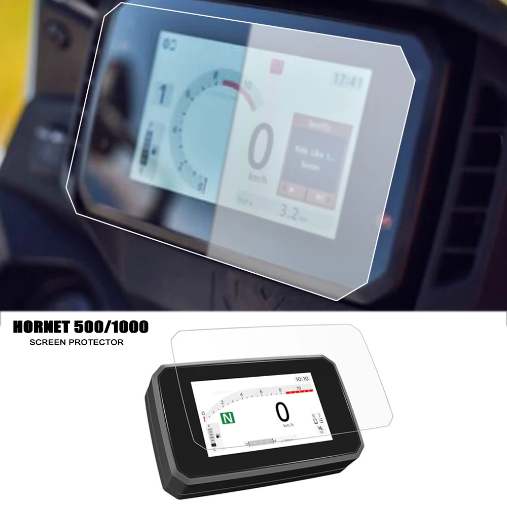 Hornet 500 Accessoires Scratch Cluster Screen Dashboard For Honda  Hornet 1000 2024- New Motorcycle  Protection Instrument Film