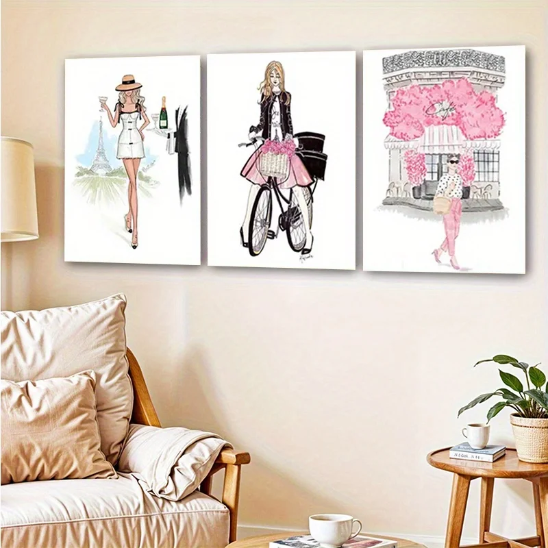 3Pcs Eiffel Tower C… - image