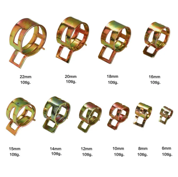 Clamp car CPU fuel pipe clamp 100PCS 6-22mm Japanese style hose clamp