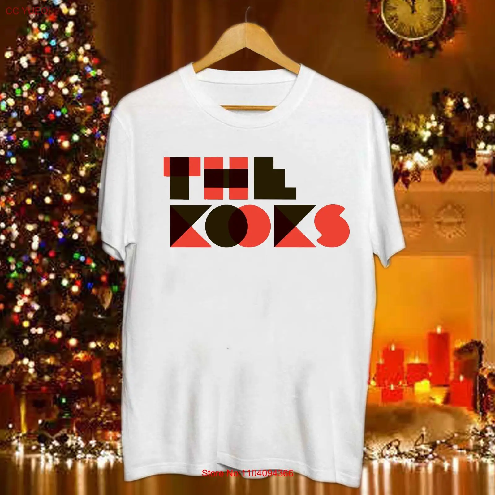 The Kooks Band White Color Full Size Shirt Short Sleeve BT506