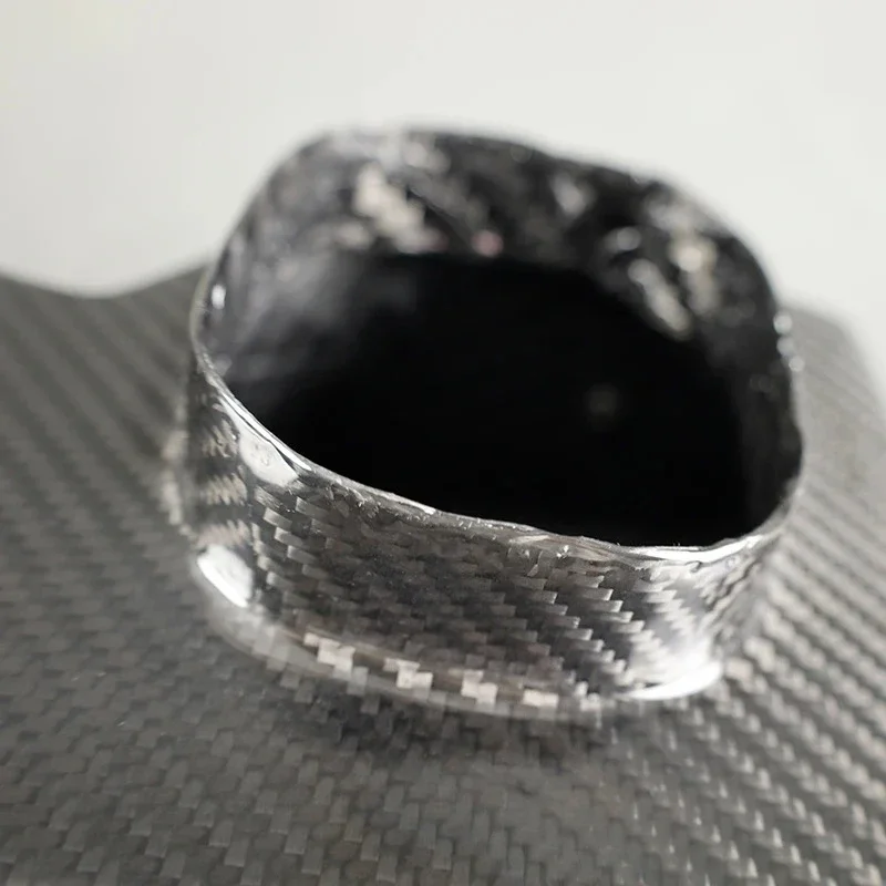 مجموعة مدخل هواء من ألياف الكربون منخفضة موك لمجموعة مدخل الهواء البارد ألفا روميو جوليا 2.0T #6