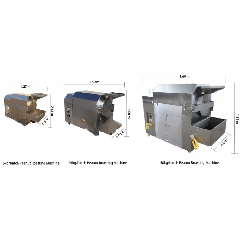 Hot sale automatic small commercial sunflower seeds cashew nut peanut roasting machine