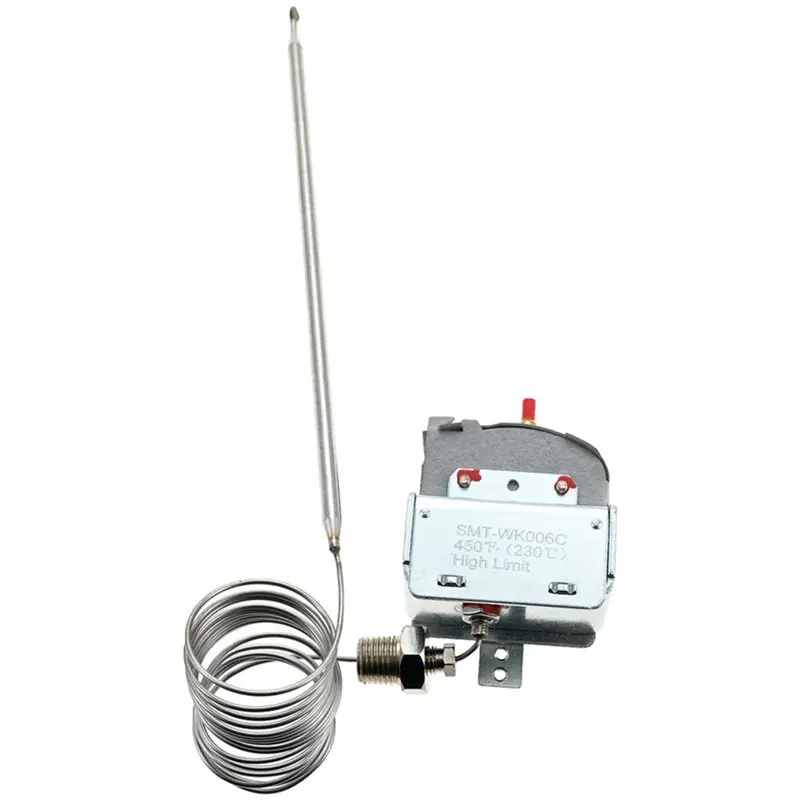 

ALIM-High Limit Switch Thermostat 1Set PP10084 Fit For Pitco Fryer 1/4" Thread Mpt Stuf Box 450° F/232° C Hi Limit Safety