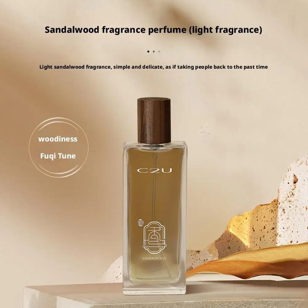 50 мл женские духи из сандалового дерева, натуральный свежий аромат древесины, аромат для домашнего офиса, стойкий аромат, легкий аромат с феромонами