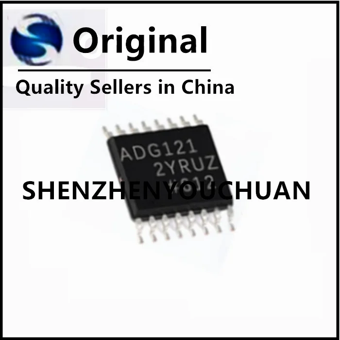 Chipset IC original, ADG1212YRUZ ADG1212 TSSOP16, novo, 1-100 pcs