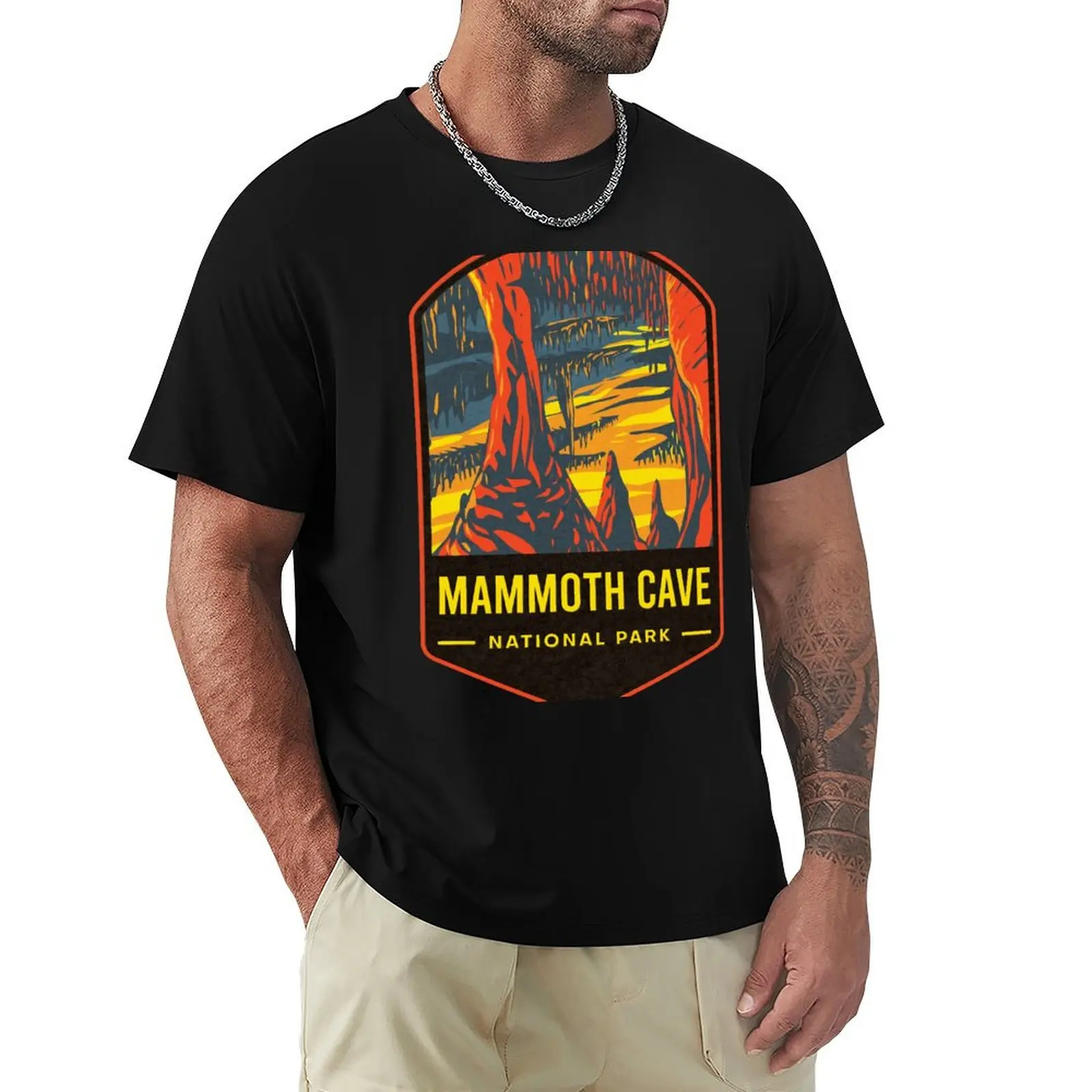 

Mammoth Cave National Park T-Shirt funny costumes oversized t shirt anime shirt Men's cotton t-shirt