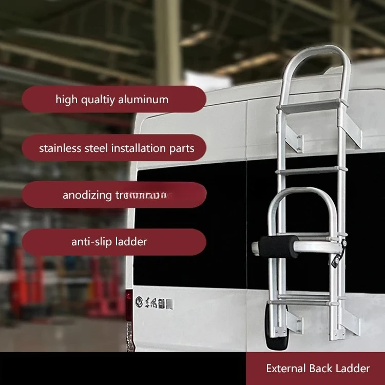 Рисунок 4 - Алюминиевая лестница для восхождения на колесах