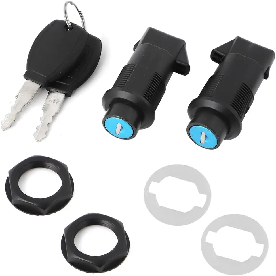 Motorcycle Locks Set with Keys Trunk Fits Universal RS Hard Saddlebags For Honda Yamaha Kawasaki Suzuki/Harley and more