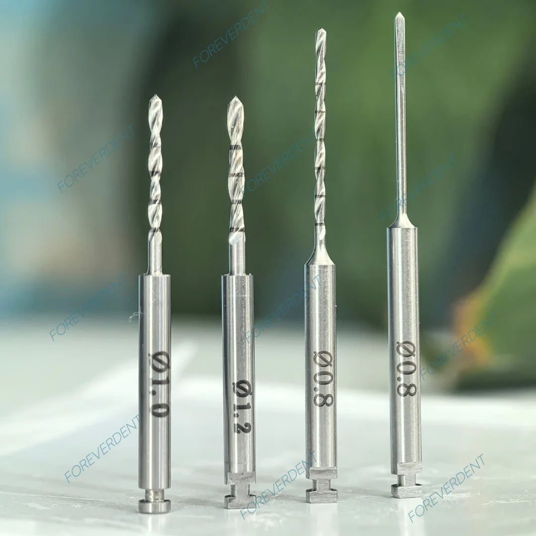 الأسنان 0.8/1.0/1.2 مللي متر GBR الطيار الحفر مسار متقدم التدريبات خيمة مسامير صغيرة مايكرو المسمار 0.8 الحفر القشرية #4