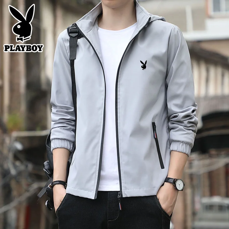 

Мужская куртка с воротником-стойкой, повседневная легкая весенне-осенняя модная волокно из полиэстера, длинная застежка-молния све