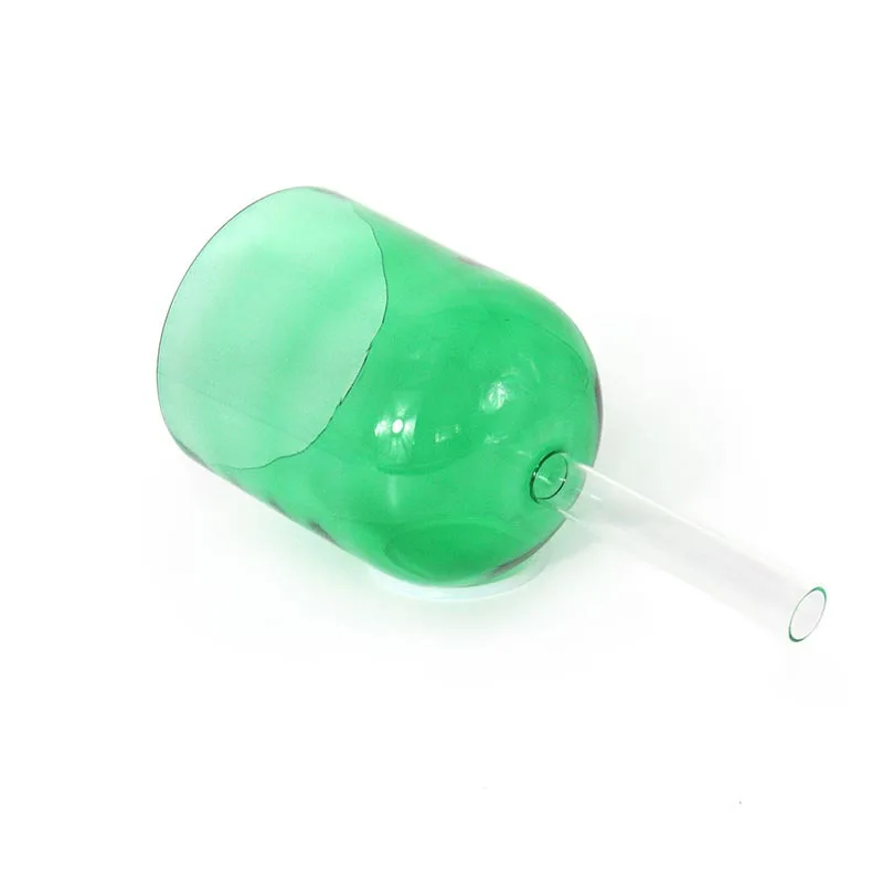 Green Transparent Handheld Quartz Singing bowl Himalaya Meditation Practice Yoga Healing Chorus