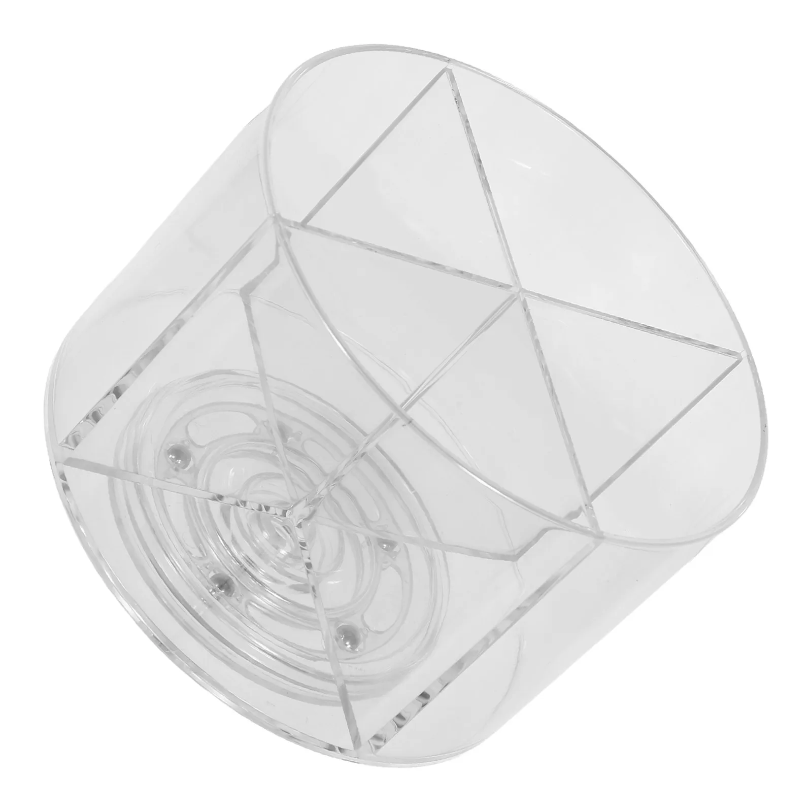 Rotating Drink Packet Organizer Lightweight Plastic Lazy Susan Turntable for Pantry Kitchen Countertop Storage Holder