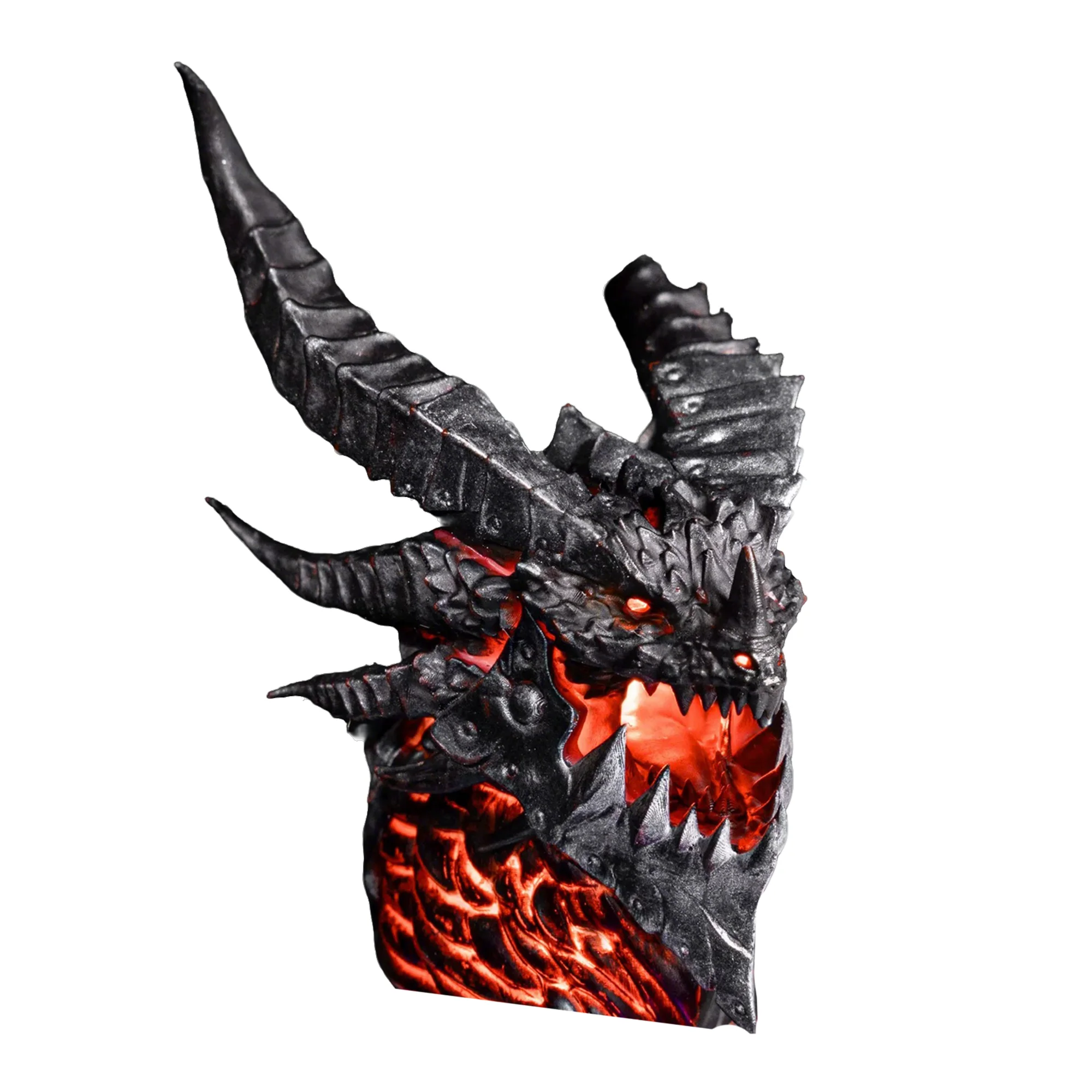 

Cool Dragon Shine Through Personalized Keycaps 3 in 1 King Illuminated Custom Resin Material KeyCap for MX Mechanical Keyboards