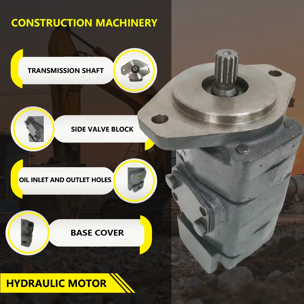 14525545 Cast Iron Hydraulic Gear Pump Professional Reliable Replacement Part for EC330B EC360B EC460B Excavator Machinery