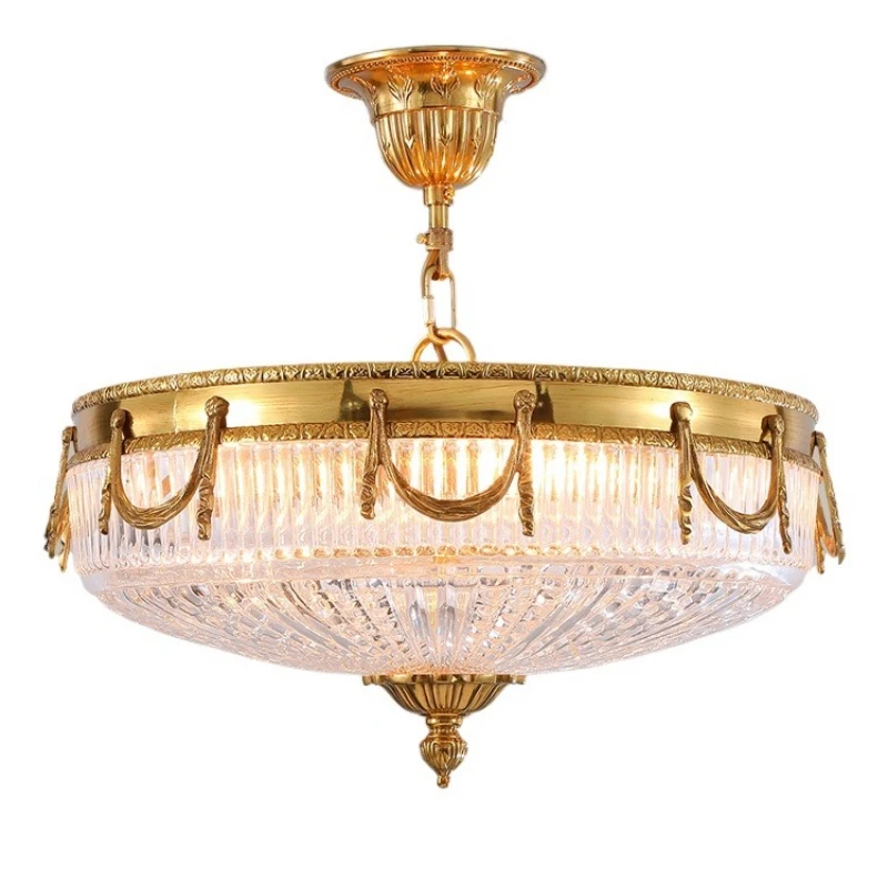French restaurant ceiling light, full copper living room light, romantic and warm bedroom light, aisle entrance light