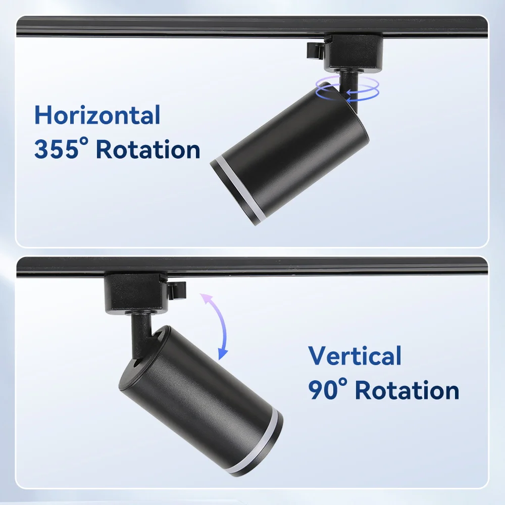 110 فولت 220 فولت LED مصباح الطرق GU10Track ضوء استبدال لمبة بقعة تركيبة إضاءة لمتجر المطبخ غرفة المعيشة داخلي تزيين