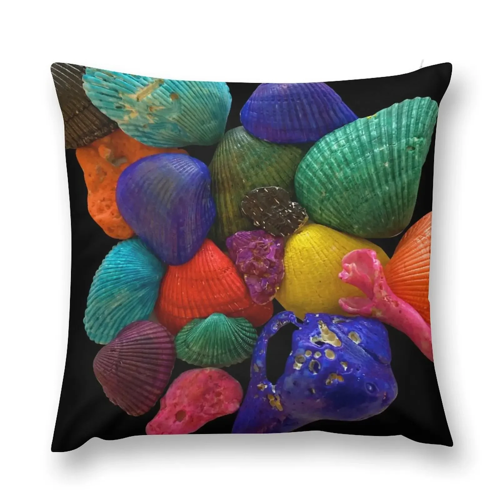 

Florida sea shells Throw Pillow Marble Cushion Cover covers for pillows Decorative Cushion autumn pillowcase pillow
